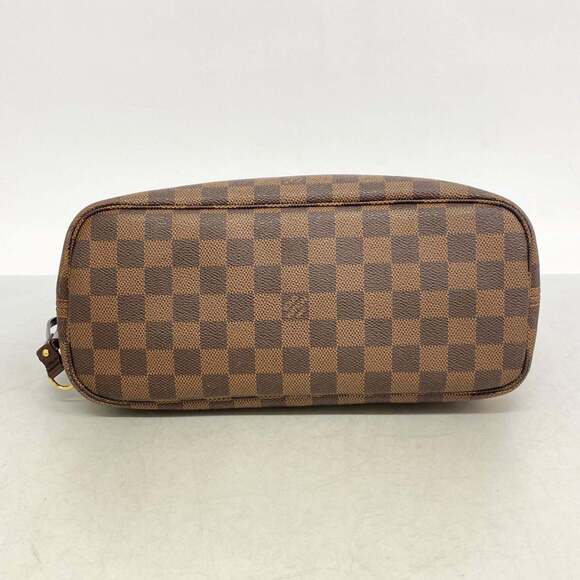 LOUIS VUITTON Brown Damier Neverfull PM Tote Bag - Picture 3 of 12
